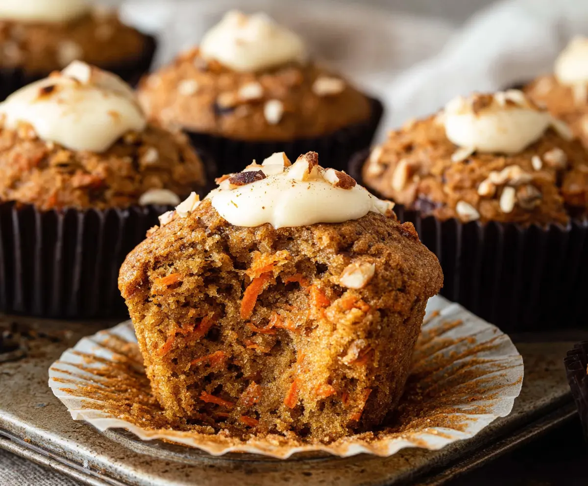 Delicious Carrot Cake Muffins Recipe
