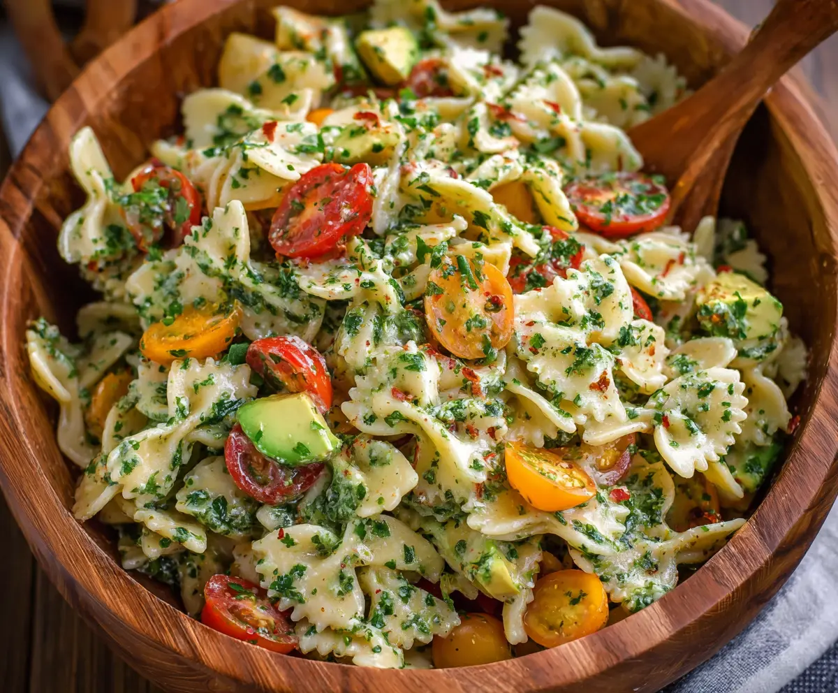 Fresh Cilantro Lime Pasta Salad