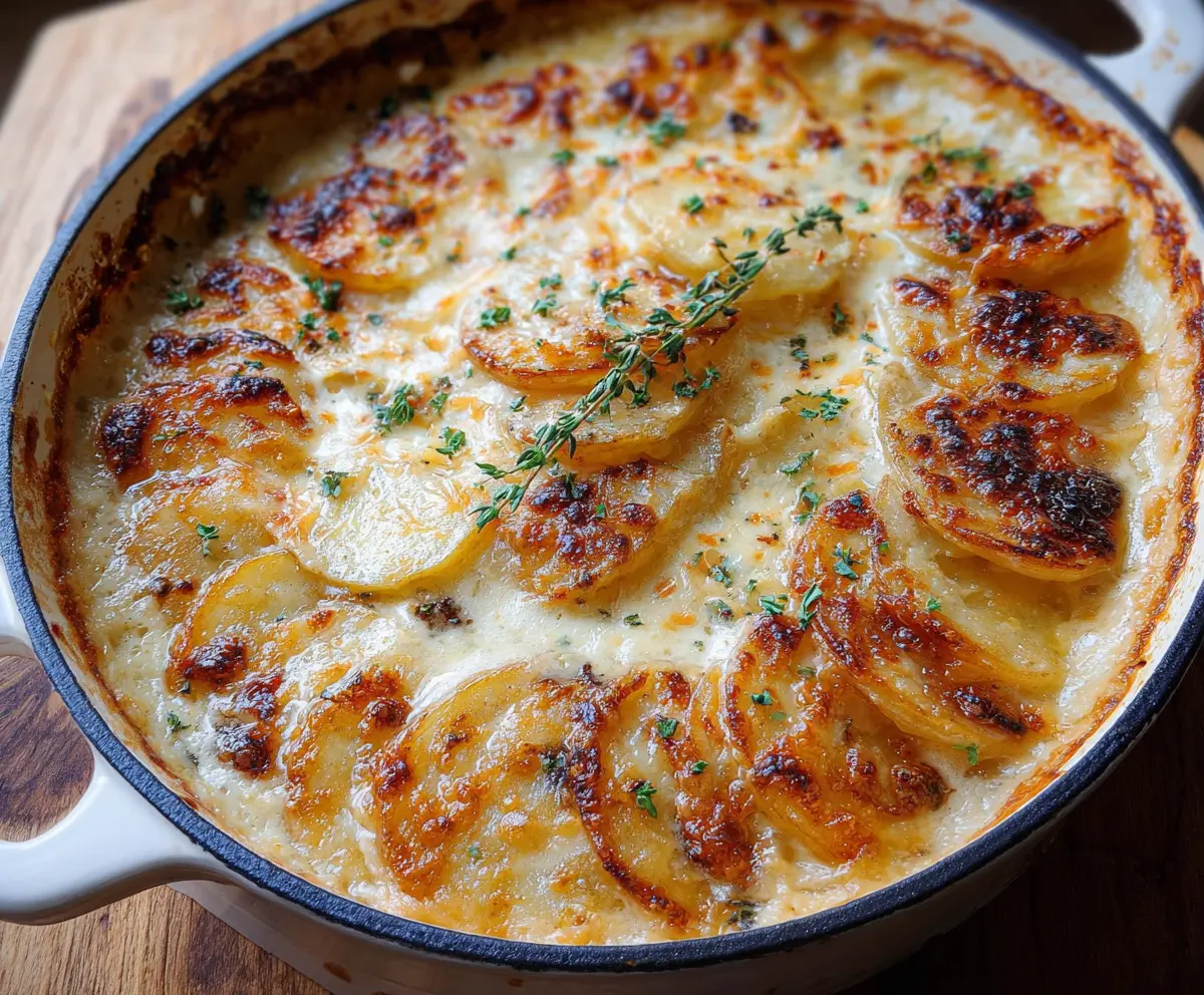 Creamy Cheesy Au Gratin Potatoes Recipe