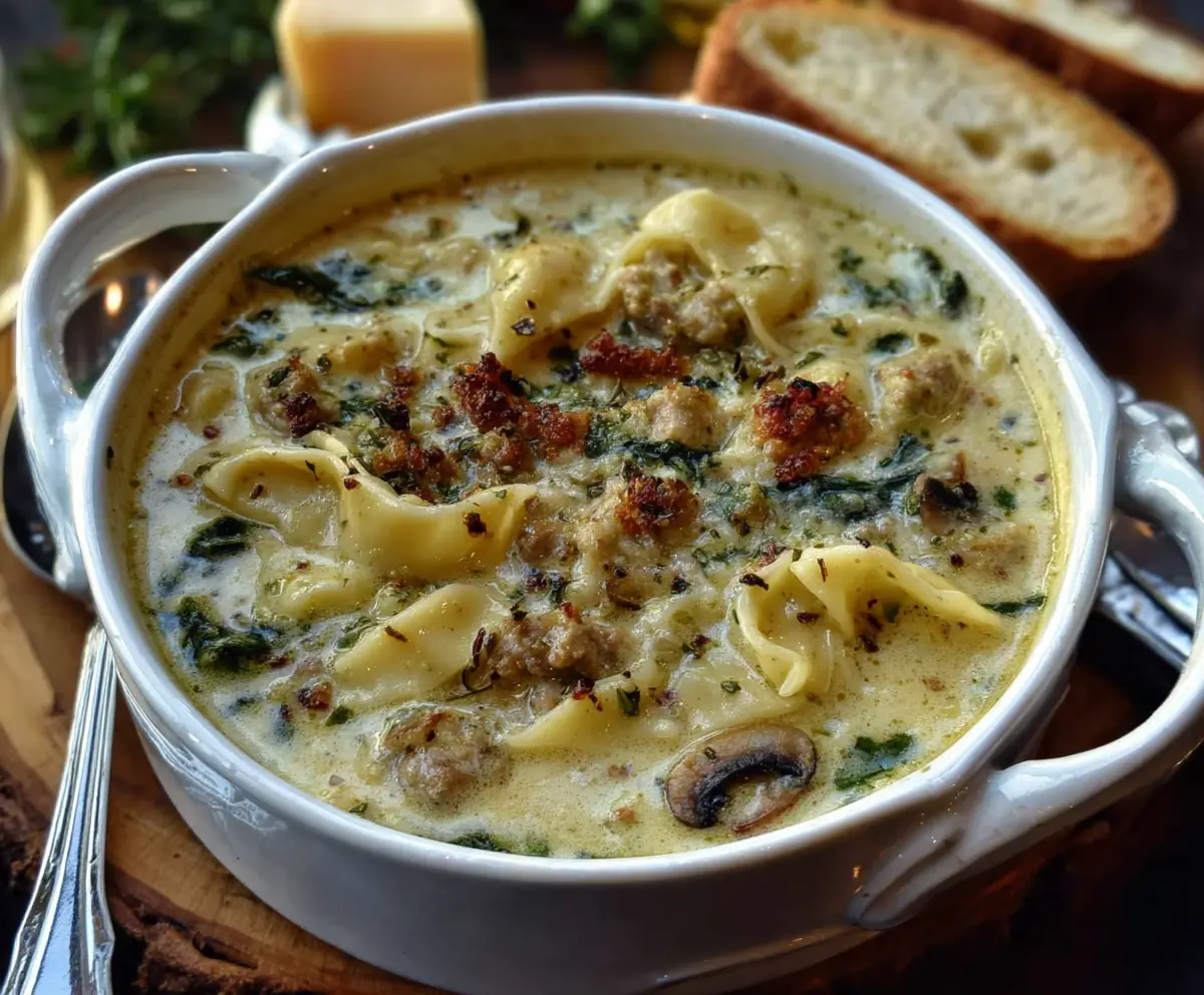 Creamy Alfredo Lasagna Soup Recipe