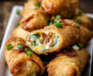 Finger Food Mini Jalapeno Popper Egg Rolls