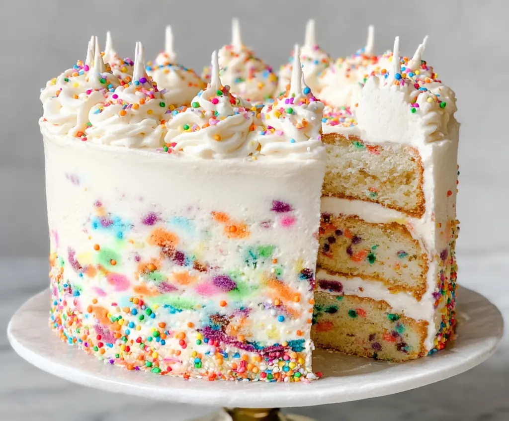 Funfetti Sprinkle Birthday Cake