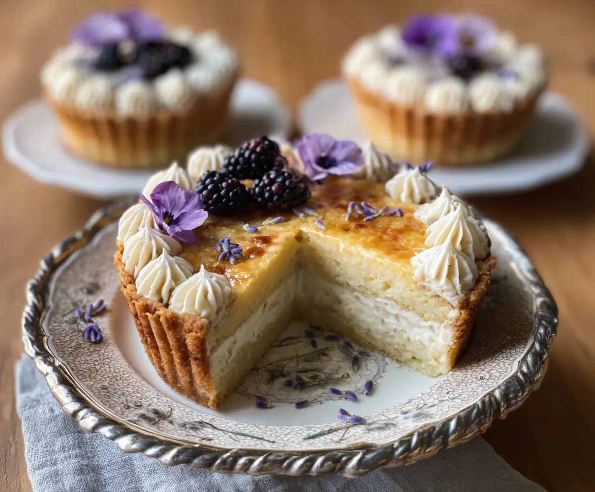 Honey Lavender Vanilla Bean Cake Recipe