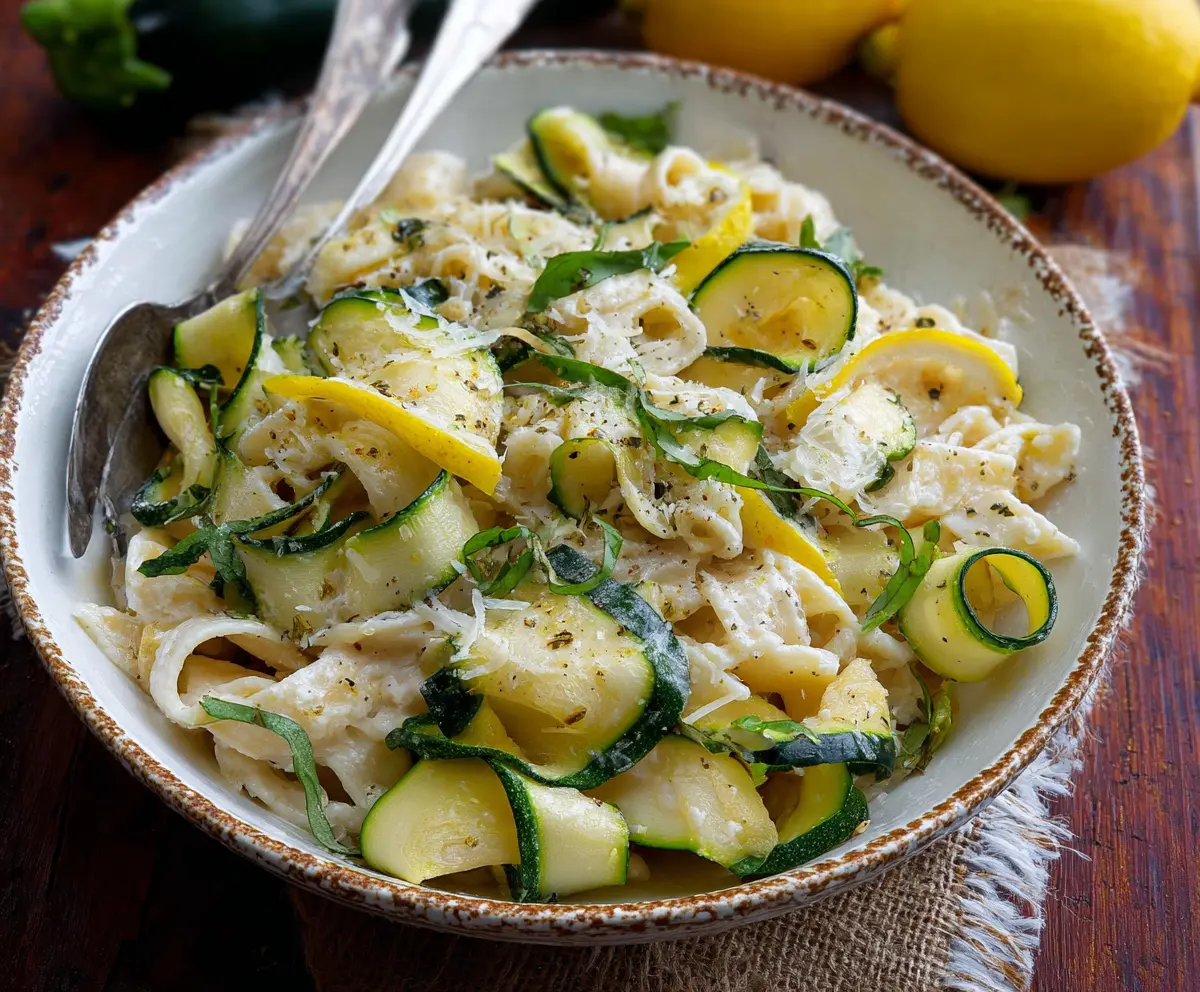 Easy Lemon Ricotta Pasta with Zucchini