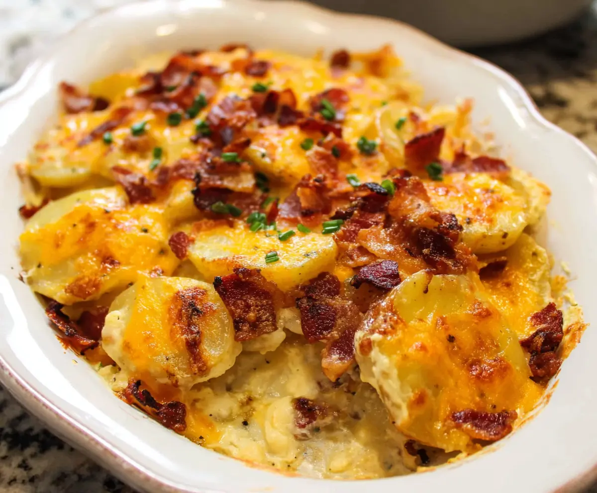 Loaded Scalloped Potatoes Recipe