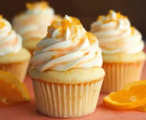 Orange Creamsicle Cupcakes