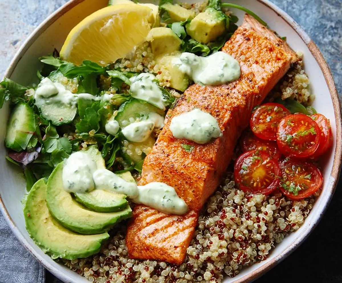 Salmon Quinoa Power Bowl Recipe