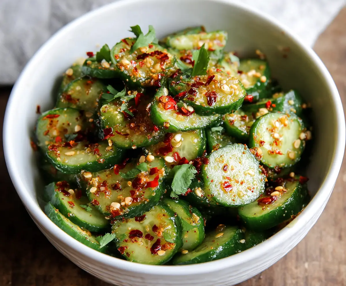 Spicy Cucumber Salad Recipe