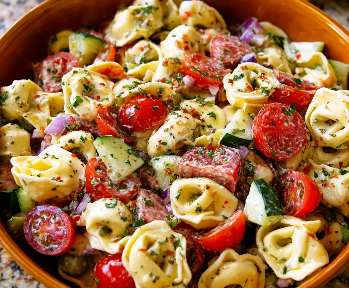 Easy Tortellini Pasta Salad Recipe
