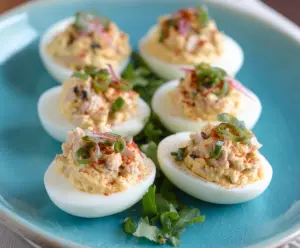 Tuna Deviled Eggs