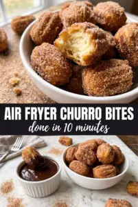 Air Fryer Churro Bites