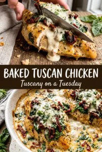 Baked Tuscan Chicken