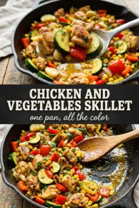 Chicken and Vegetables Skillet
