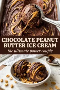 Chocolate Peanut Butter Ice Cream