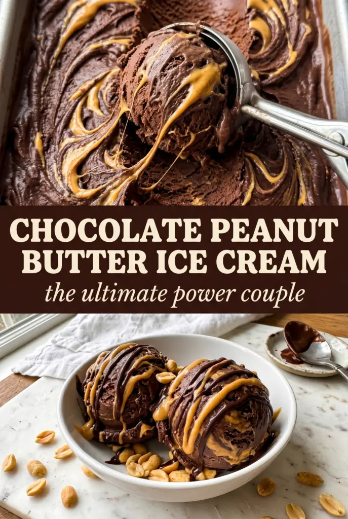 Chocolate Peanut Butter Ice Cream