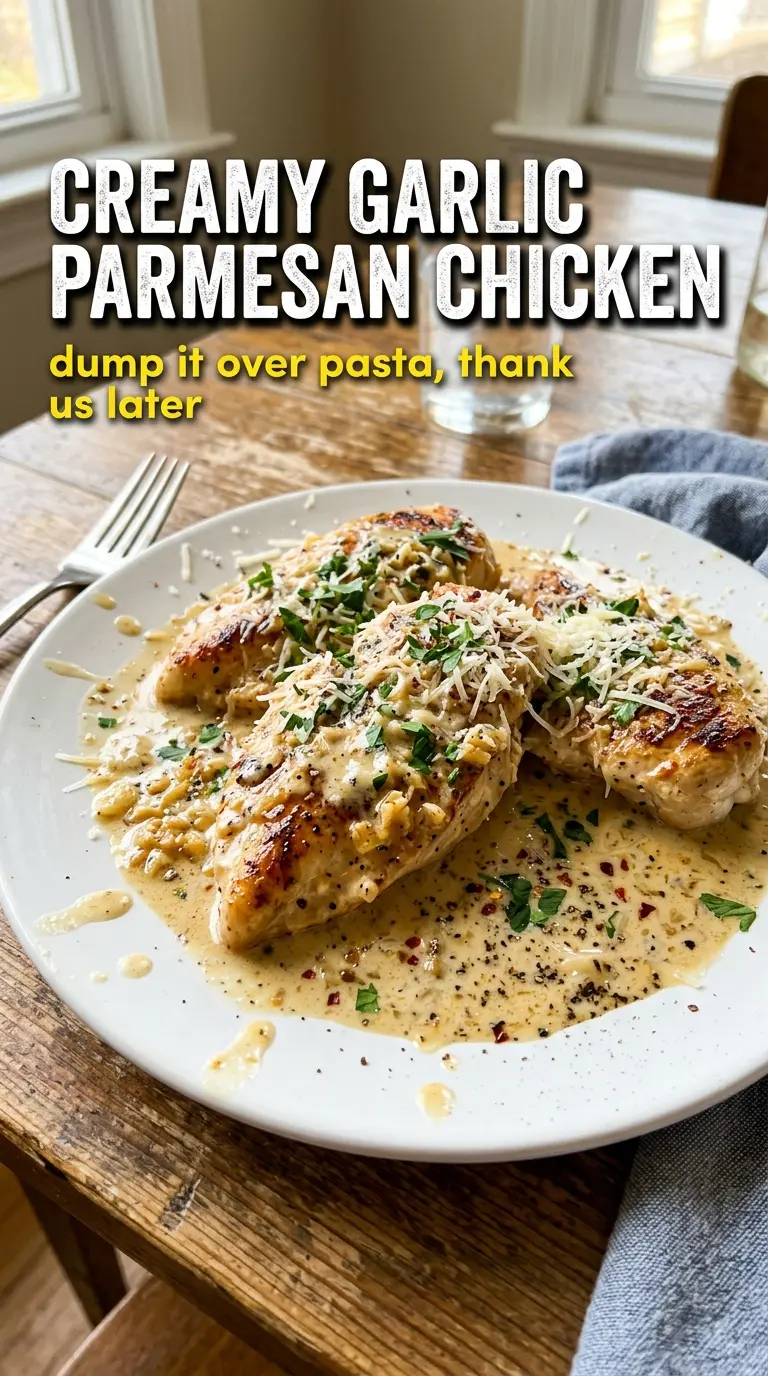 Creamy Garlic Parmesan Chicken rich creamy skillet