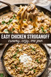 Easy Chicken Stroganoff
