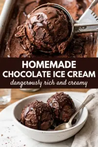 Homemade Chocolate Ice Cream