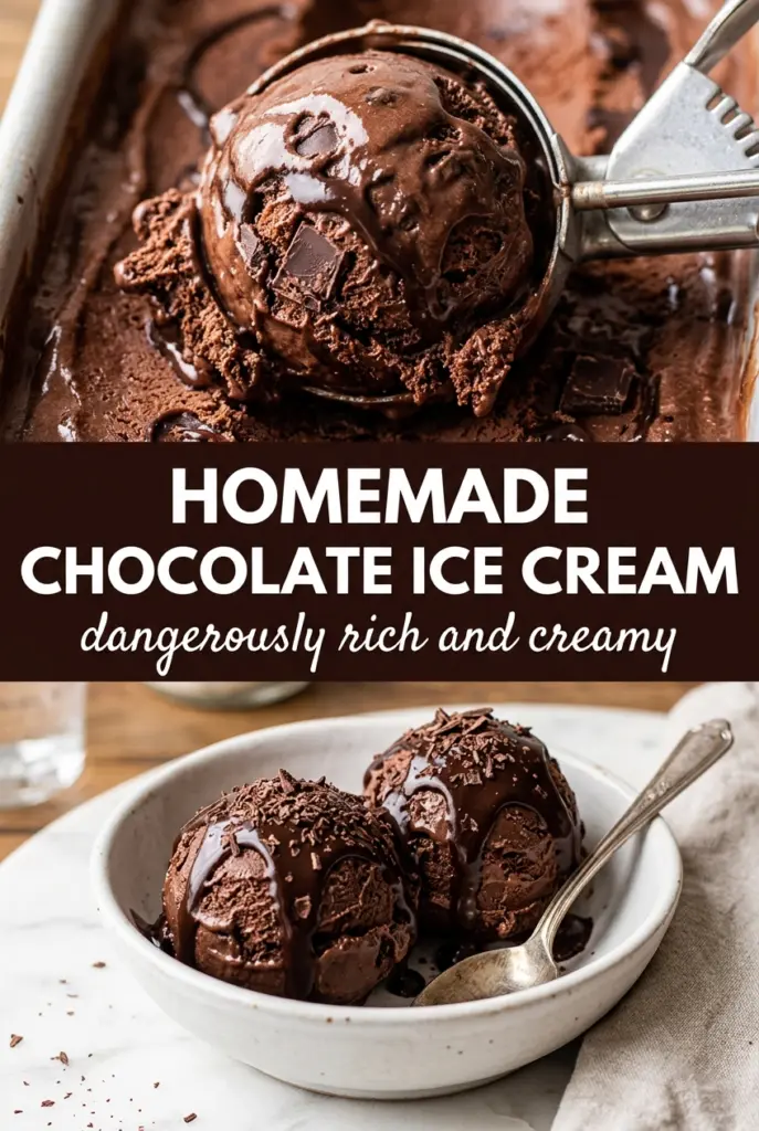 Homemade Chocolate Ice Cream