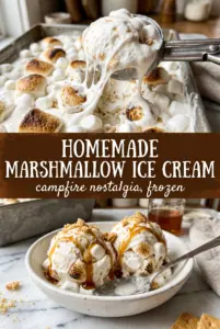 Homemade Marshmallow Ice Cream