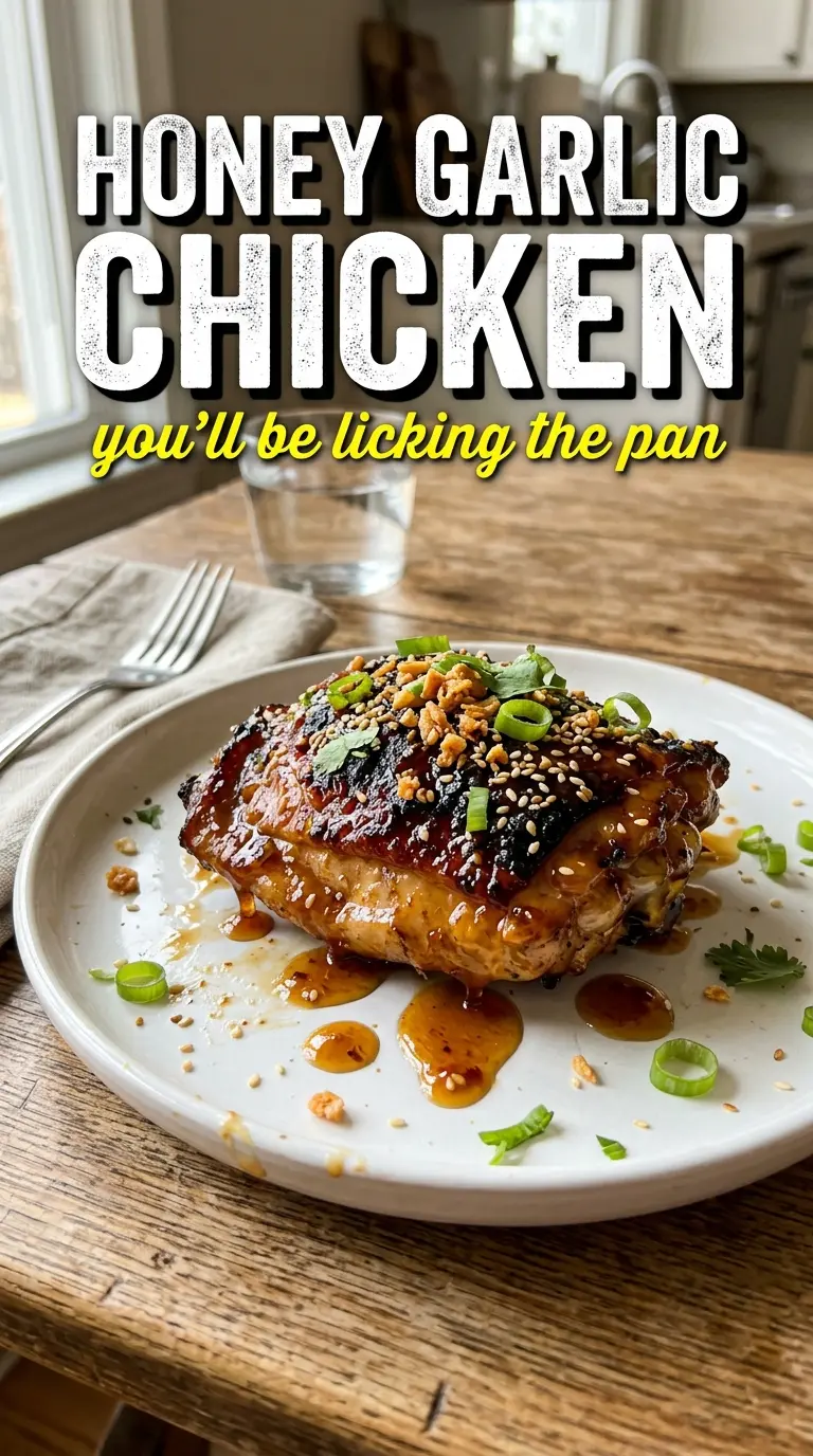 Honey Garlic Chicken sticky glazed chicken breasts