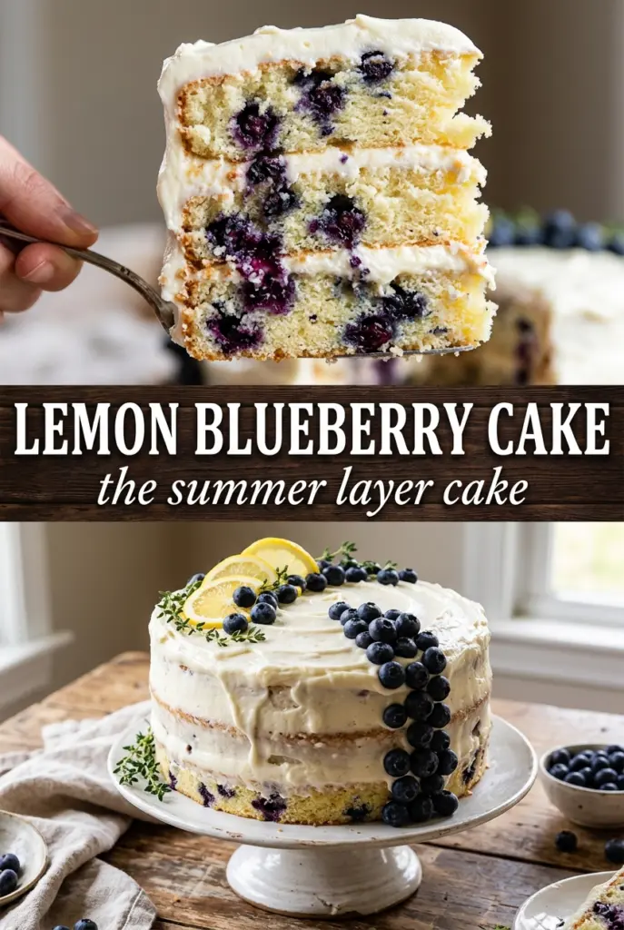 Lemon Blueberry Cake