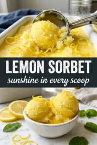 Lemon Sorbet