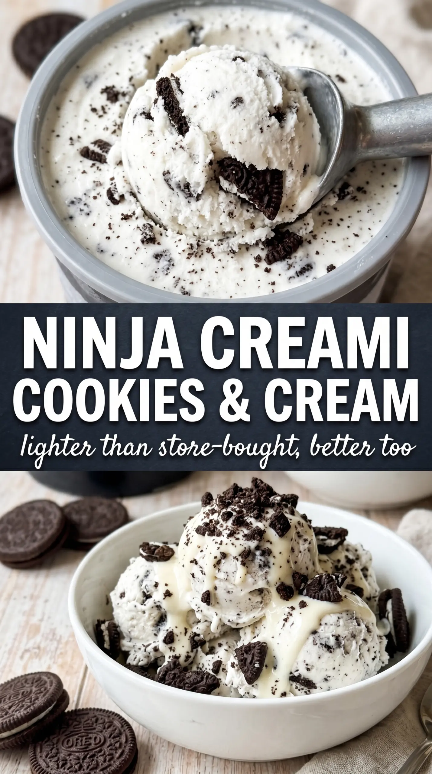 Scoop of homemade ice cream in a bowl