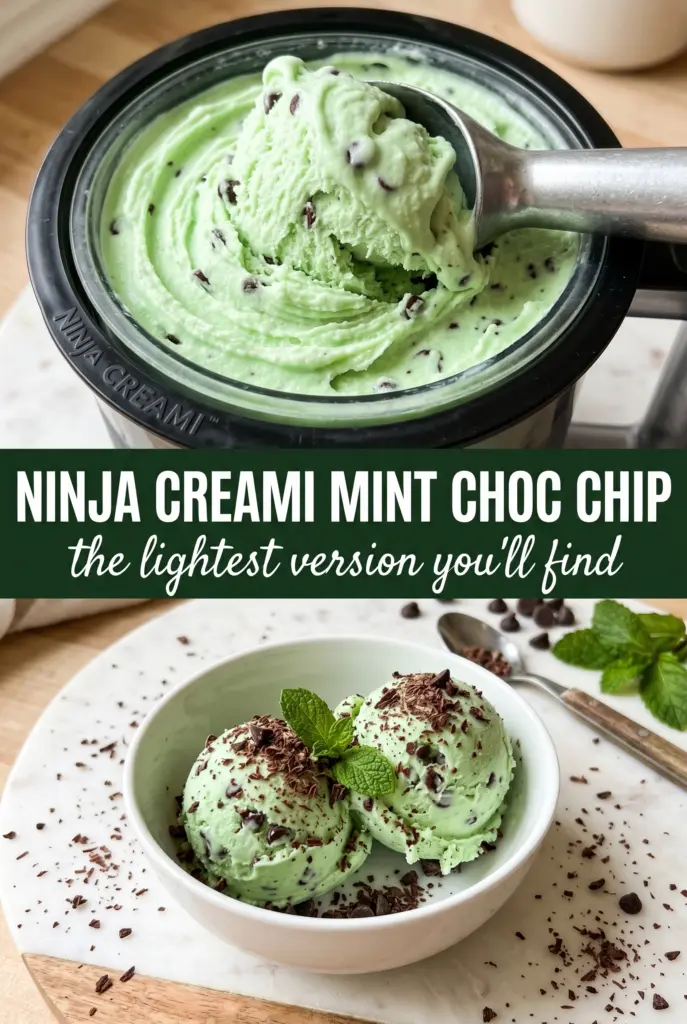 Ninja Creami Mint Chocolate Chip Ice Cream