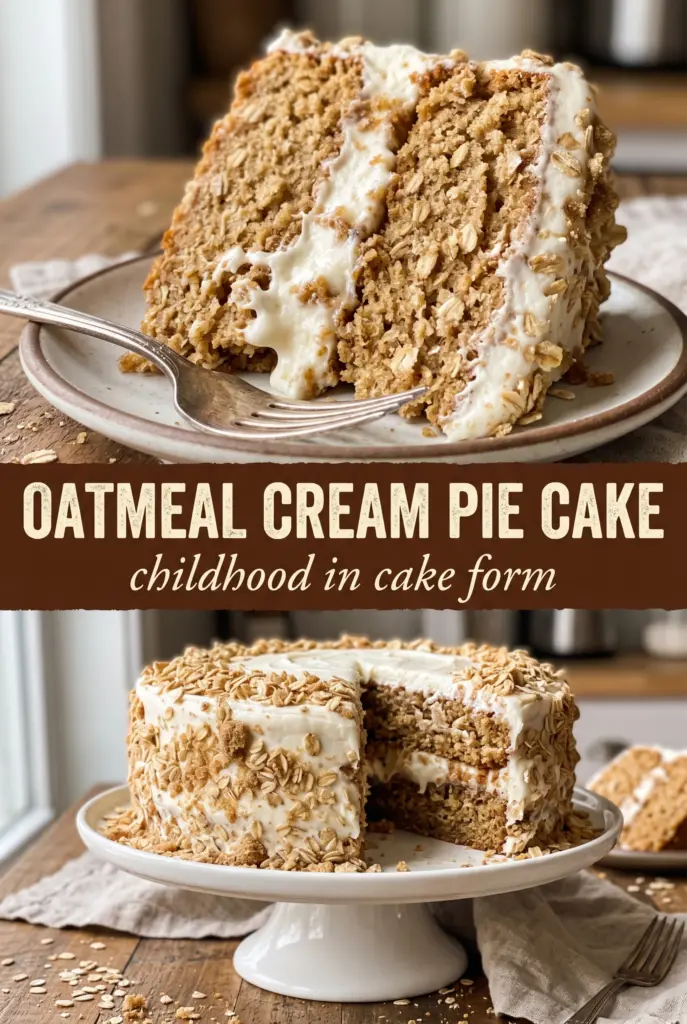 Oatmeal Cream Pie Cake