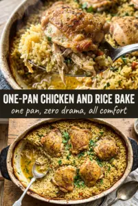 One-Pan Chicken and Rice Bake