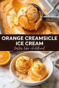 Orange Creamsicle Ice Cream