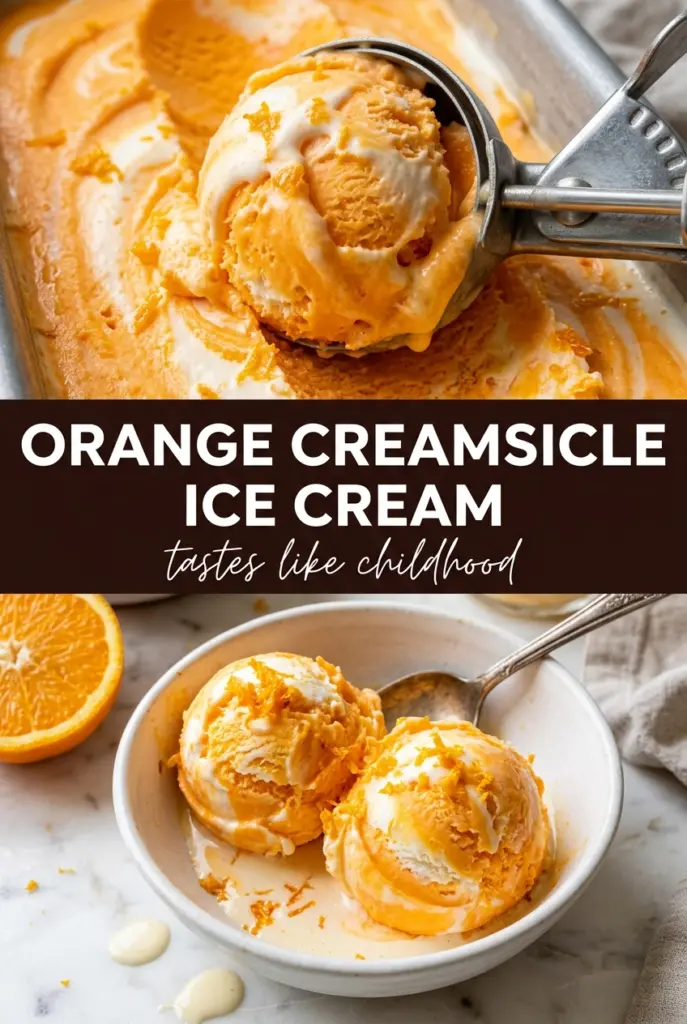 Orange Creamsicle Ice Cream