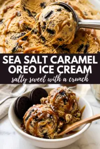 Sea Salt Caramel Oreo Ice Cream