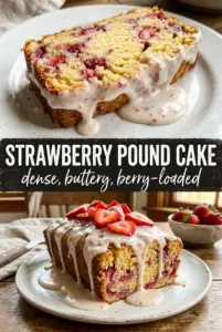 Strawberry Pound Cake