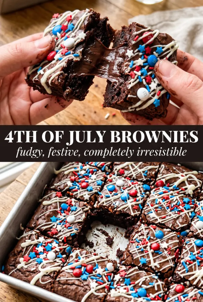 4th of July Brownies