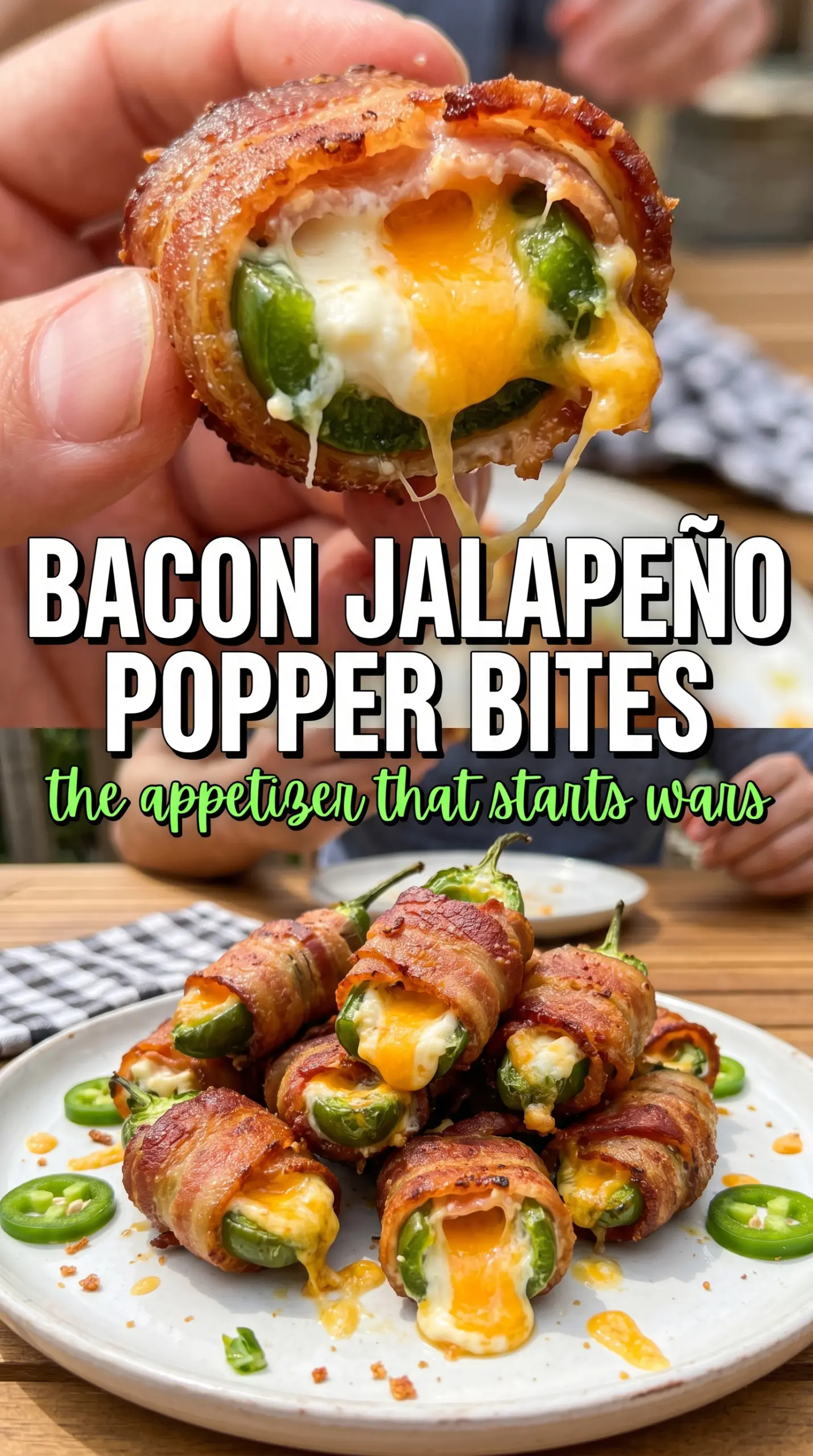 Bacon Jalapeño Popper Bites crispy creamy spicy