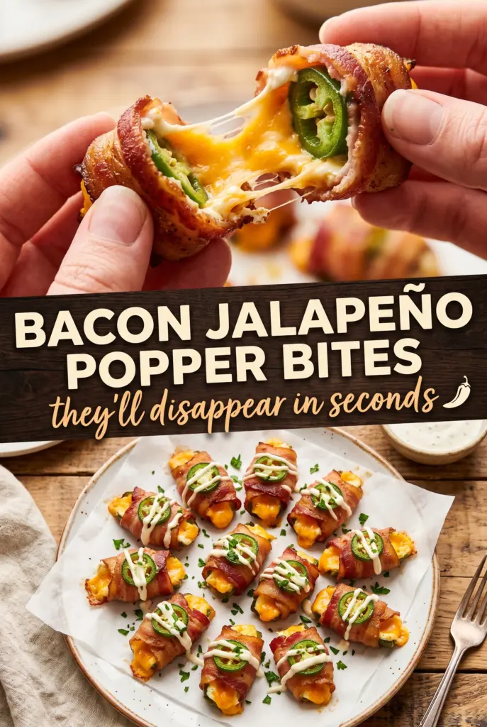 Bacon Jalapeño Popper Bites