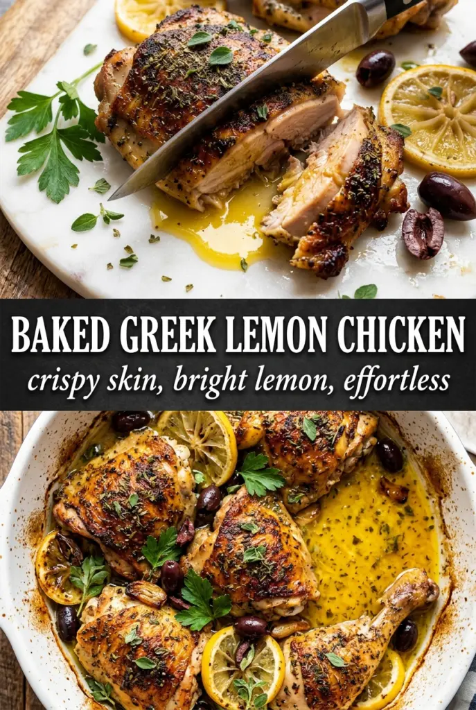 Baked Greek Lemon Chicken