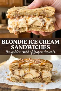 Blondie Ice Cream Sandwiches