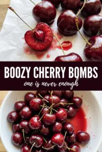 Boozy Cherry Bombs