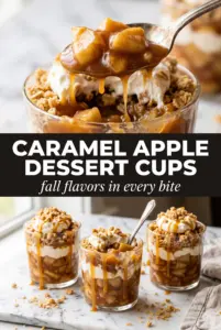 Caramel Apple Dessert Cups