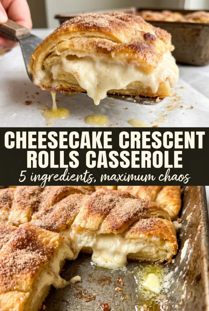 Cheesecake Crescent Rolls Casserole