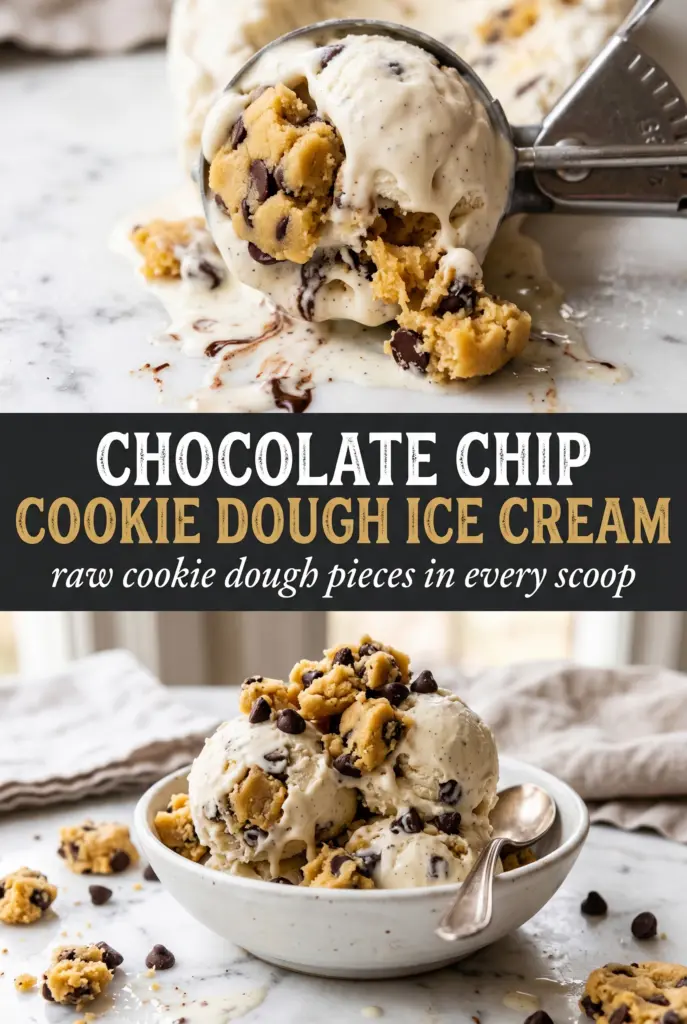 Chocolate Chip Cookie Dough Ice Cream