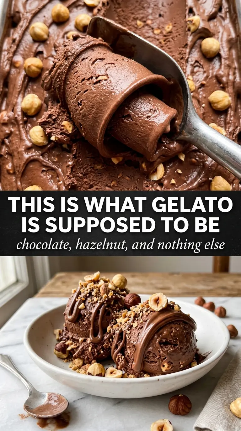Chocolate-Hazelnut Gelato creamy hazelnut cocoa