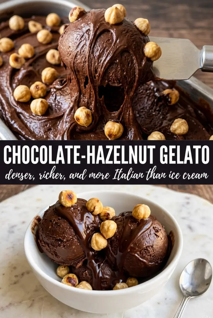Chocolate-Hazelnut Gelato