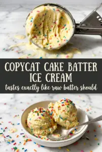 Copycat Cake Batter Ice Cream