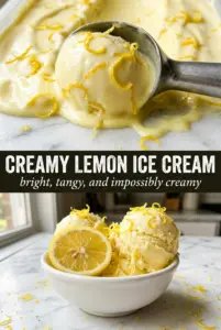 Creamy Lemon Ice Cream