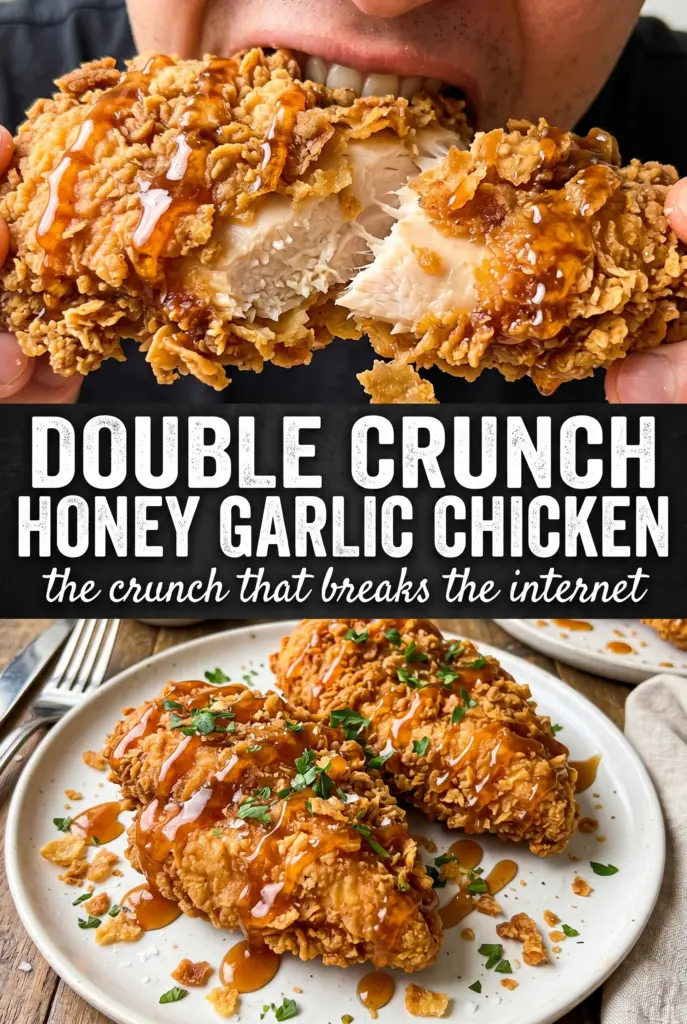 Double Crunch Honey Garlic Chicken Breasts