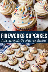 Fireworks Cupcakes